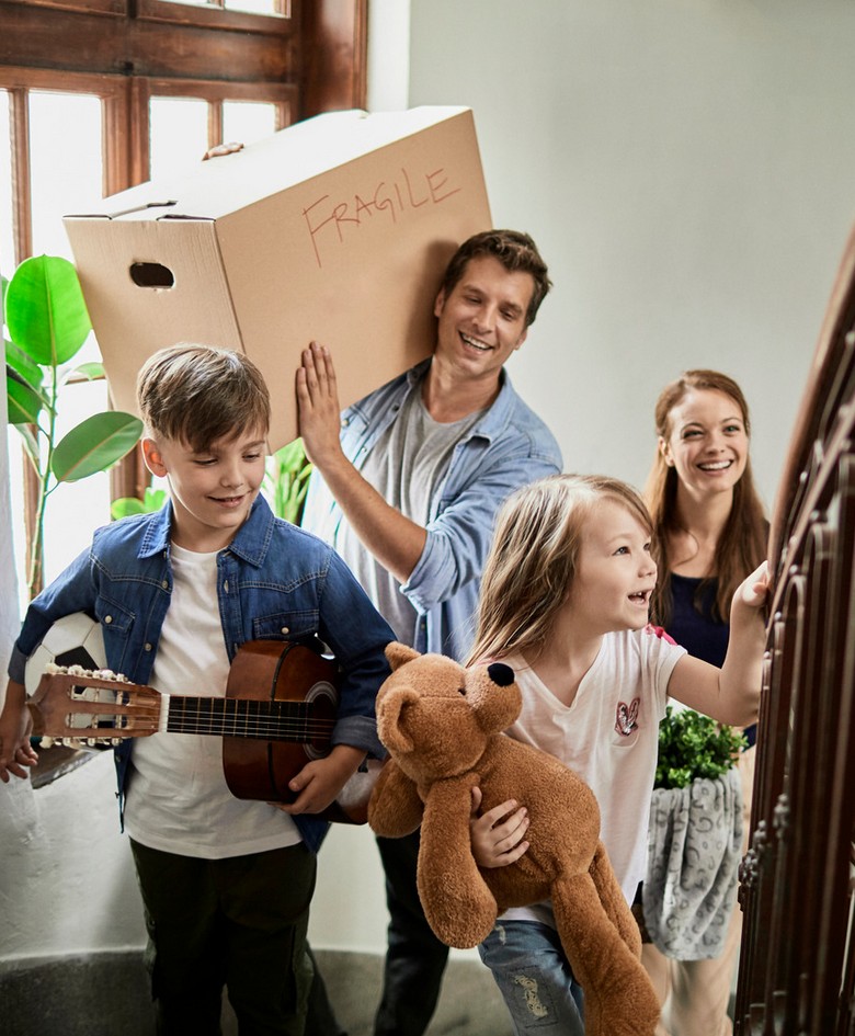 Family moving home
